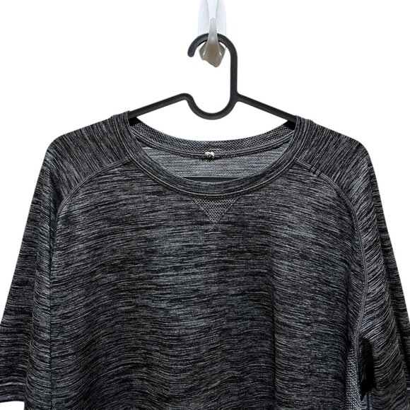 Lululemon Mens Metal Vent Tech Short Sleeve Heathered Gray - Picture 3 of 6